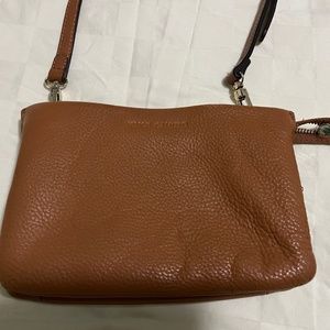 Vince Camuto Cami Brown Leather Crossbody Bag